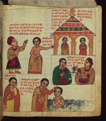  Gondar Manuscript Illumination: A Glimpse into Divine Power and Exquisite Detail